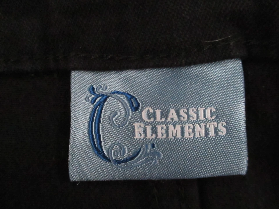 Classic Elements 牛仔裤女式 8 黑色牛仔靴高腰深色水洗 30x30 — 第 3/4 张图片