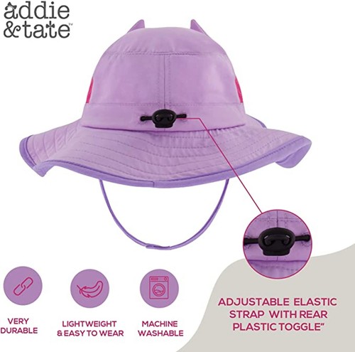 Toddler Sun Hat for Kids UV Protection Beach Bucket Hat for Girls & Boys Fish... - Picture 4 of 6