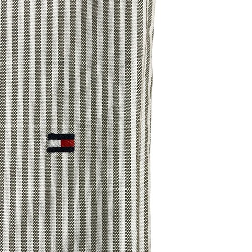 Tommy Hilfiger Men's Regular Fit Stretch Oxford Short Sleeve Button Down Shirt - Picture 119 of 122