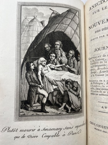 {GUYANE} Journal de l'adjudant-général RAMEL, 1799. Evasion Guyane. - Imagen 8 de 8