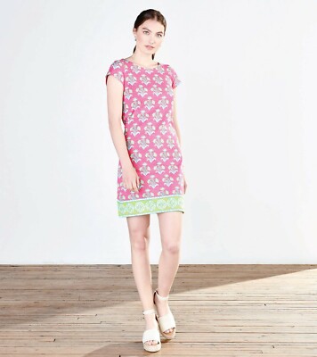 Hatley Kleid Nellie Schnitt-Form dress rosa grün türkis Blumen geblümt S22SPL179