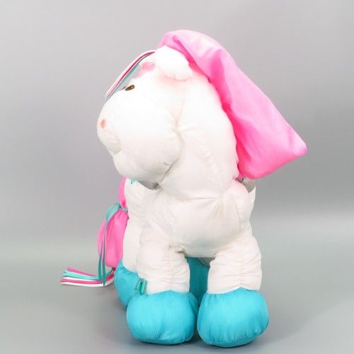 Vintage Fisher Price Puffalumps Enchanted Starfire Pegasus Horse Plush White '87 - Picture 6 of 22