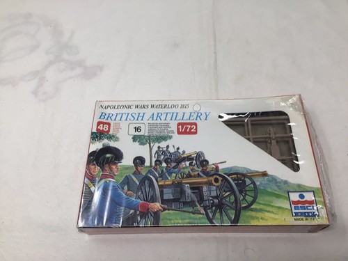 Vintage Ertl 1/72 British Artillery Napoleon Waterloo 1812 Bausatz 233 Open Pkg (D4) - Bild 1 von 8
