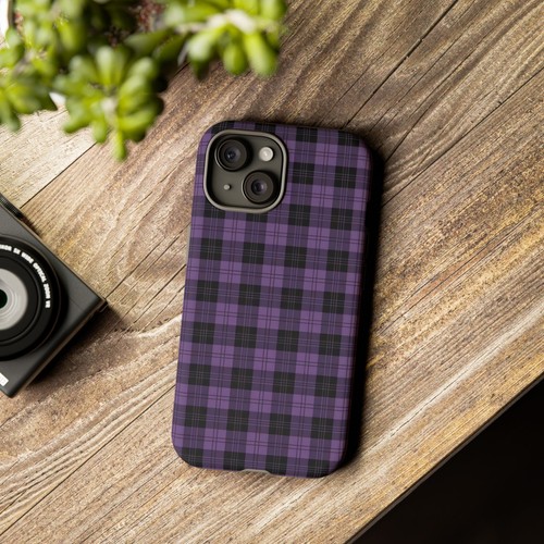 Personalized Purple And Black Plaid Tough Case For iPhone, Galaxy and Pixel - Picture 47 of 272