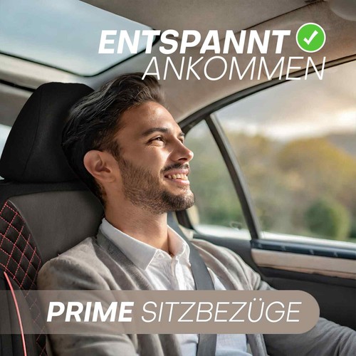 Fundas de asiento Prime adecuadas para Isuzu D-Max 1 desde 2007-2012 en negro-rojo JOLT802 - Imagen 12 de 12
