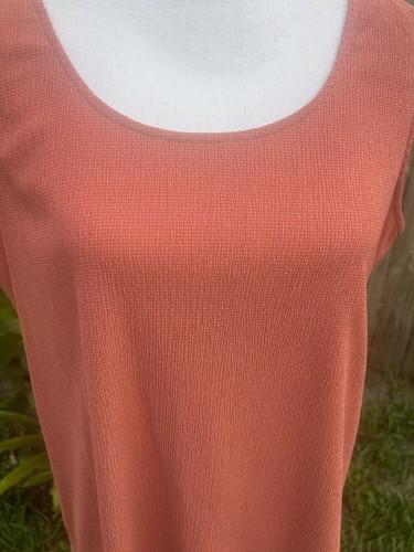 Chico’s Travelers strukturiertes ärmelloses solides Tanktop Größe 2 oder US Large 12/14 - Bild 2 von 7