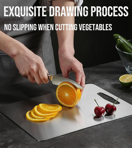 Titanium Cutting Board - 2025 New Titanium Cutting Boards for Kitchen,Double-Sid - Picture 5 of 6