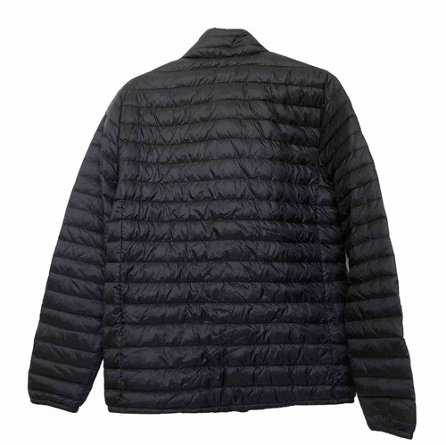 32 Degrees Ultralight Down Puffer Jacket Mens Small Black Zip Pockets Outdoors - Picture 2 of 5