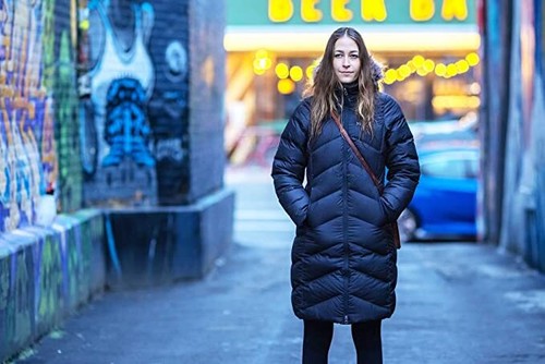 New Marmot Montreaux Midnight Navy Blue Lined Hood Midlength Down Coat Jacket - Picture 6 of 7