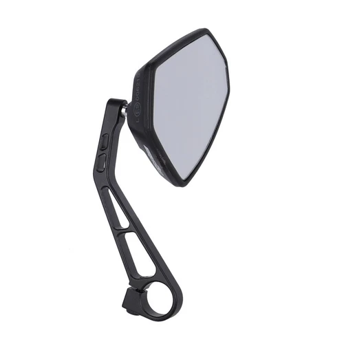 ergotec Fahrradspiegel M 77 Kunstst./Alu, Links-u.Rechtsm.,m.Prüfn, schwarz