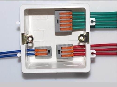 Reusable For Wago 222 Electrical Cable Connector Wire Lever Block Clamp Terminal - Picture 10 of 12