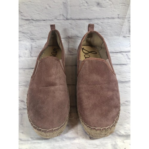 Sam Edelman Carrin Pink Suede Espadrille Womens 9.5 / 39.5 (7g3) - Picture 3 of 10