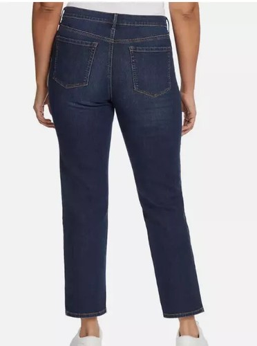 Ella Moss Women's Mid Rise Straight Ankle Jean - Picture 3 of 19