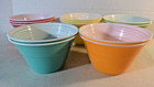 The Spring Shop Tableware Plastic Bowls ~ 27 oz. ~ 12 Coloreful Bowls ~ 6" by 4"