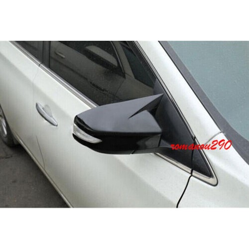 For Nissan Altima 2013-2018 Horn Side Door Mirror Glossy Black Cover Protectors - Bild 6 von 8