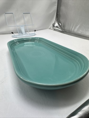 Fiestaware Turquoise Blue Bread Loaf Plate Tray Platter Pan 12” Fiesta Ware HLC - Picture 18 of 23