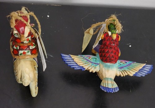 Jim Shore Standing, Hanging Ornaments, Polar Bear & Goose, Christmas Deco NEW - Picture 3 of 7