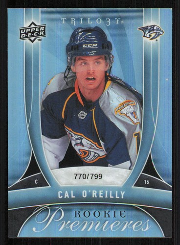 2009-10 Upper Deck Trilogy #127 Cal O'Reilly RC /799 - Picture 1 of 2
