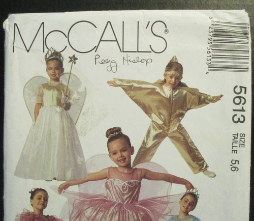 McCall's Costume Pattern 5613 Girl's Storybook Costumes Size 5,6 Fairy Ballerina - Picture 2 of 15