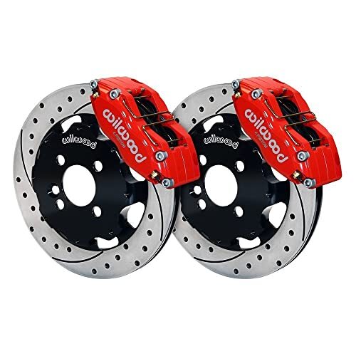 Wilwood Brakes 140 8528 Dr Dpr Ds Front Kit 12 19 Drilled Red - Bild 2 von 2