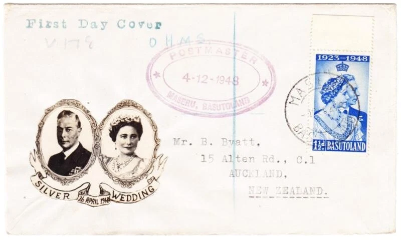 Basutoland Used Postal History Stamps