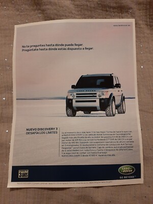 Pub de presse ancienne Land rover Discovery de ? Esp - Old paper ...
