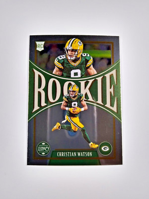 2022 Panini Chronicles Legacy Rookie Christian Watson #210 RC | eBay