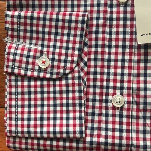 Five Four Button Down shirt Weston, Red Size XL NWT - Picture 3 of 5