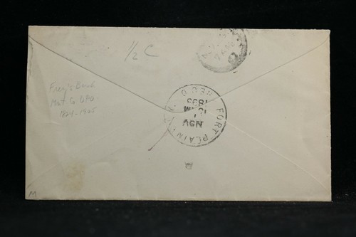 New York: Frey's Bush 1893 Cover, Magenta Ms, DPO Montgomery Co - Picture 2 of 2