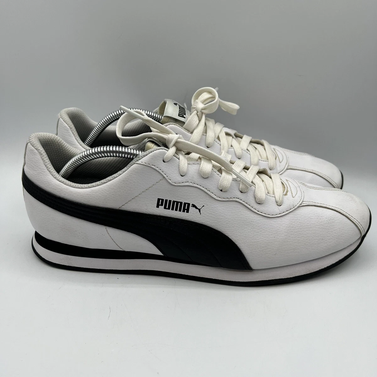 Puma Turin II White Black Sneakers Mens Size 12 Soft Foam Casual Streetwear eBay