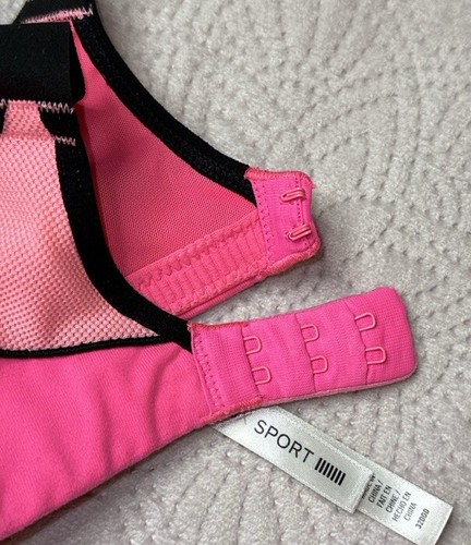 G🌸 Rare Victoria's Secret VSX The Incredible Sports Bra 32DDD Pink Activewear - Picture 10 of 10