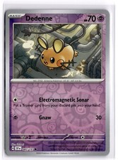 Pokemon TCG Dedenne 087/191 Sv08: Surging Sparks Reverse Holo