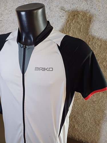 MAGLIA MANICA CORTA CICLISMO ROAD MTB CYCLING BRIKO XL - Foto 2 di 12