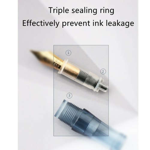 Majohn C3 Clear Demonstration Resin Fountain Pen F/EF Nib ink Pen W/BOX NEW - Picture 12 of 20