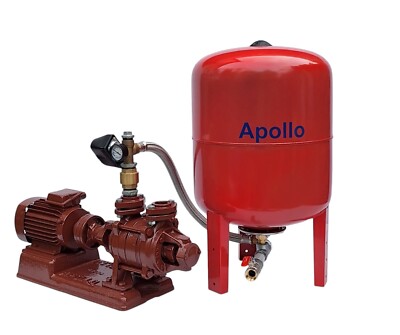 Hauswasserwerk 100L Apollo 32-2 Kreiselpumpe Gartenpumpe Wasserpumpe 