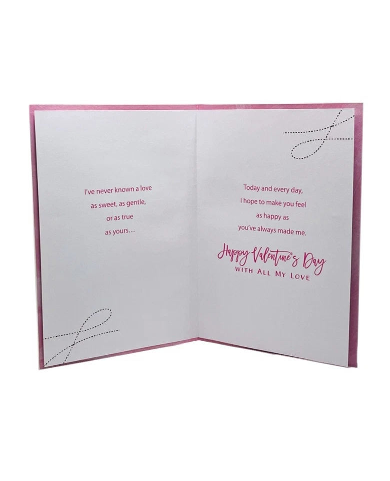 Tarjeta de San Valentín para mi hermosa esposa mariposa, tarjeta de felicitación de diseñador NUEVA Foto 4 de 4