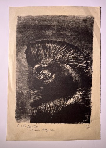 FRANCISCO ESPINOSA DUEÑAS.Engraved.Lithograph / paper. Peruvian contemporary art