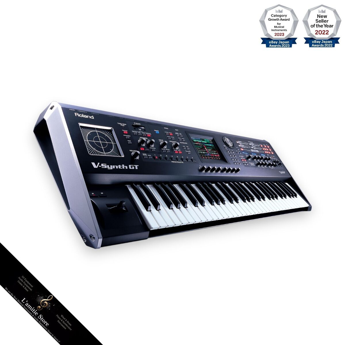 Roland V-Synth GT 2.0 Synthesizer Workstation Keyboard 61 Roland V-Synth GT 2.0 Synthesizer Workstation Keyboard 61