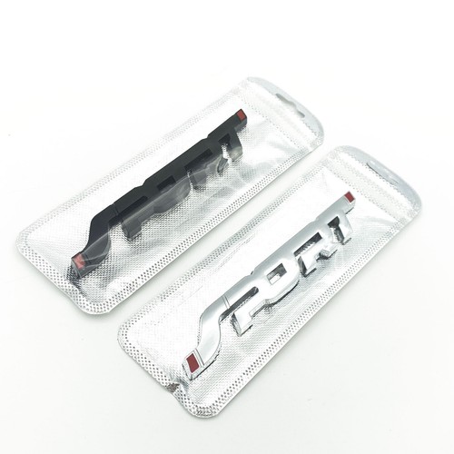 2PCS Chrome Car Metal 3D SPORT Logo Emblem Badge Sticker Trunk Decal Accessories - Picture 7 of 7
