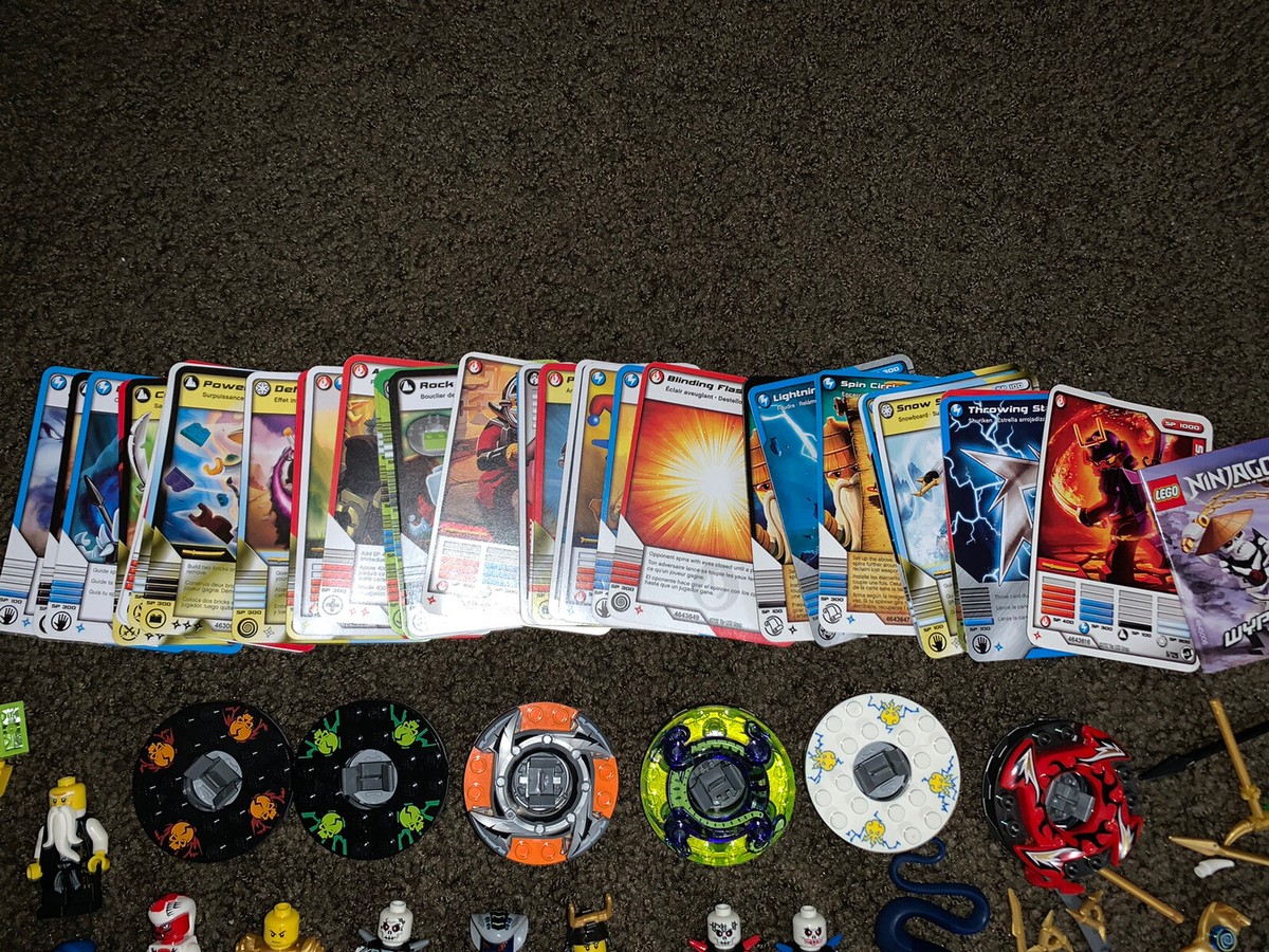 miy  Lego Ninjago Spinjitzu Minifigure Huge Lot Spinner Figures