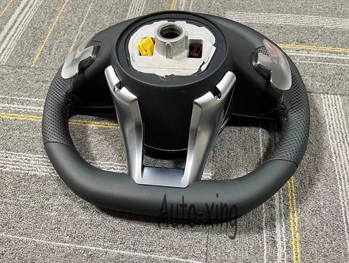 Full leather Steering Wheel For Mercedes-Benz AMG W204 W205 C300 G63 Old to New - Bild 6 von 6