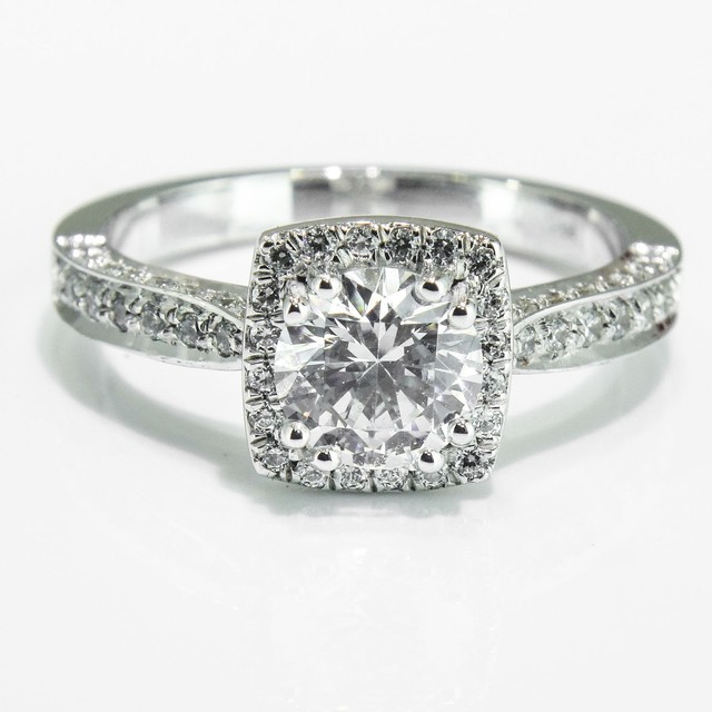 1 3/4 Carat Sparkling Round Cut Diamond Engagement Ring D/VS2-SI1 18K White Gold 1 3/4 Carat Sparkling Round Cut Diamond Engagement Ring D/VS2-SI1 18K White Gold