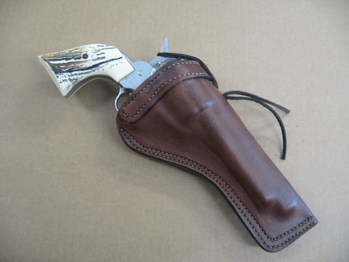 AZULA Leather Cross Draw Single Action Revolver Holster For..Choose Gun Model A - Picture 5 of 8