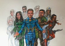 Marvel Studios: Eternals pencil drawing 