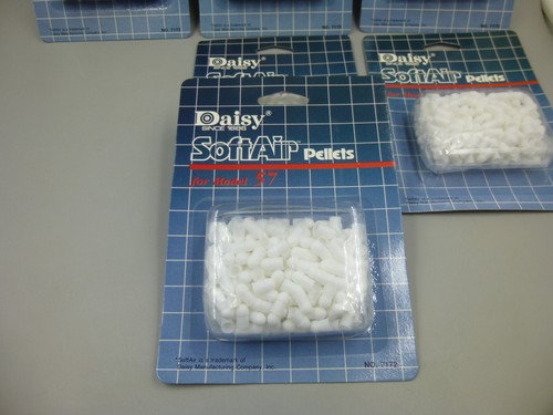 6 PACKS OF DAISY SOFTAIR CARTRIDGES AND PELLETS FOR MODEL 57 NUMBER 7172 & 7173 - Picture 2 of 3