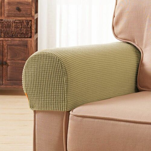 Removable 2pack Arm Chair Protector Sofa Armchair Covers Armrest Stretch Couch - Picture 11 of 11
