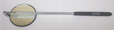 Lot of (2) SE TOOLS TELESCOPING EXPANDABLE POLE INSPECTION GLASS MIRROR - USA