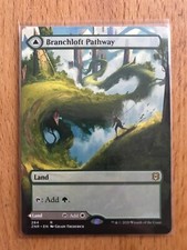 MTG Magic 1x BORDERLESS Branchloft Pathway / Boulderloft Pathway Zendikar Rising