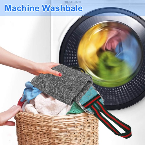 Shower Back Scrubber Cloth Bath Towel Body Brush Cleaning Strip Skin Exfoliating - Picture 3 of 9