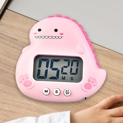 Dinosaur LCD Digital Kitchen Cooking Timer Count Down Up Clock Loud Alarm Magnet - Picture 6 of 13